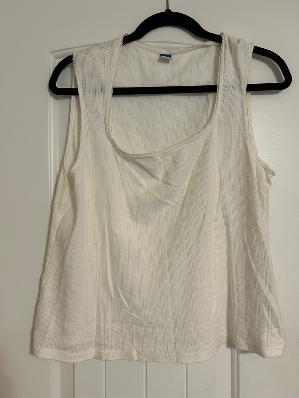 Old Navy Pointelle Scoop Neck Tank Top